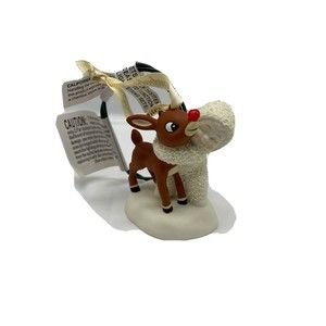 Department 56 Snowbabies I Would Even Say It Glows Rudolph